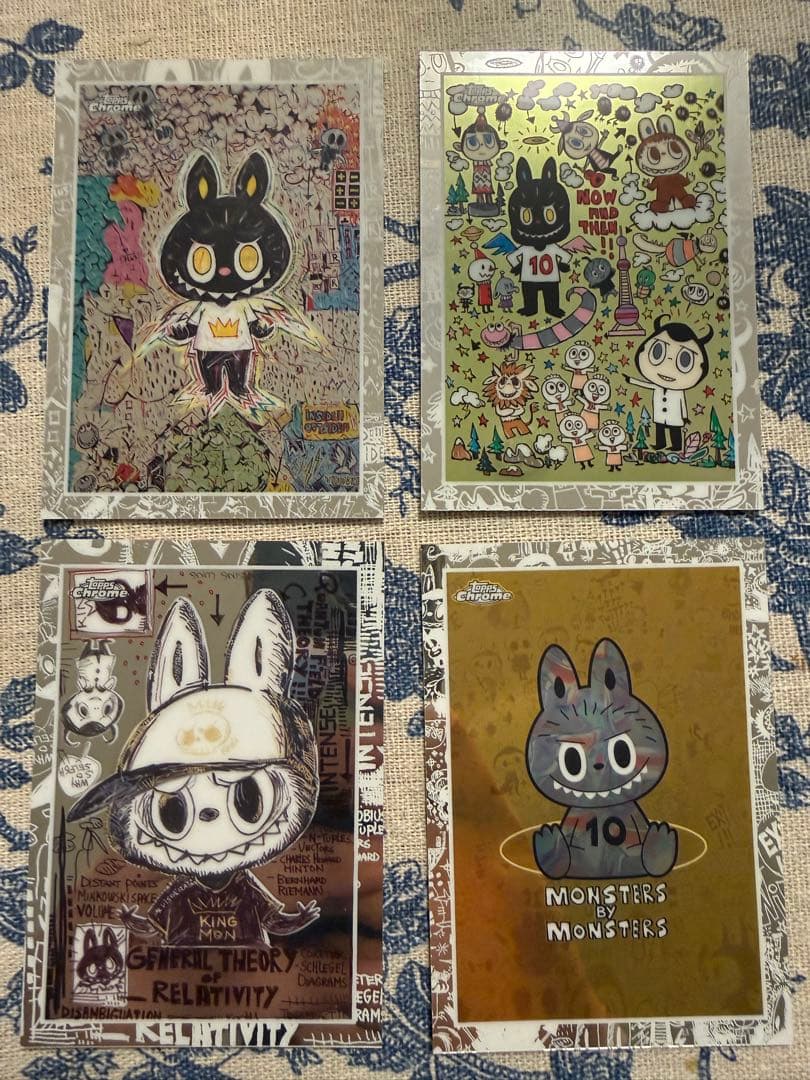 Topps ラブブ　カード　トレカ　サイン　10th その他通常4枚