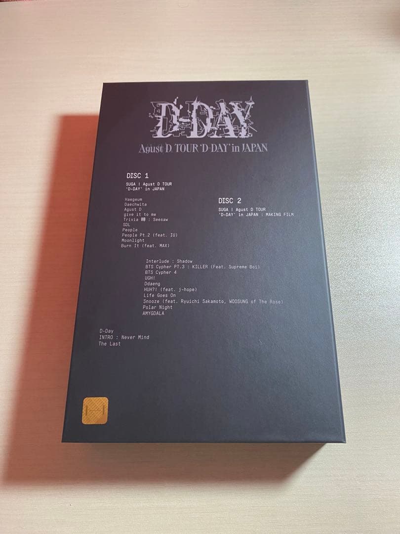 ミュージック SUGA | Agust D TOUR 'D-DAY' in JAPAN DVD