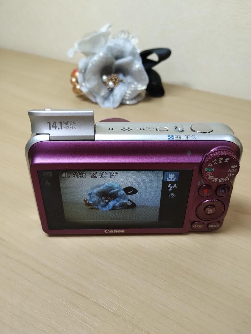 Canon PowerShot SX210 IS キャノン パープル デジカメ