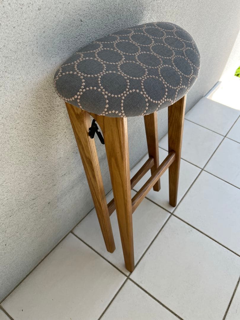 ミナペルホネン タンバリン dop イエロー 折りたたみ式 ハイスツール