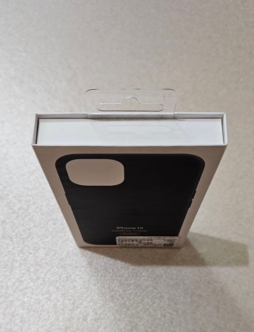 【純正】新品 iPhone 13 レザーケース ミッドナイト