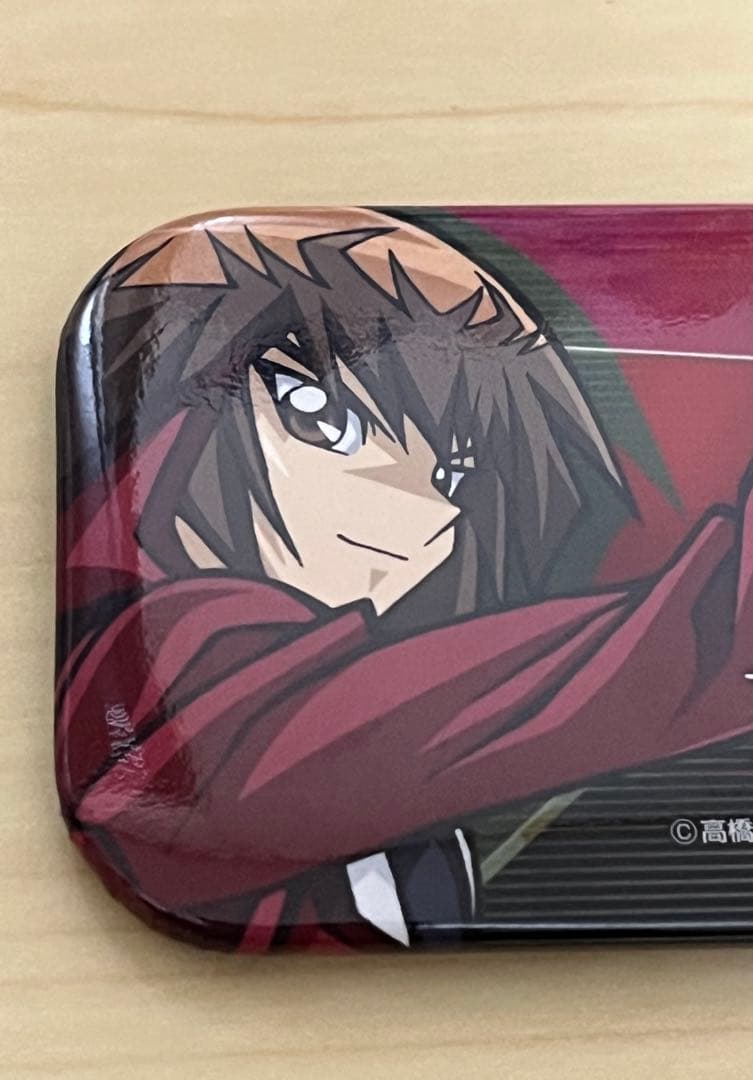 公*o様 遊戯王 カフェ　スクエア缶バッジ 遊城十代