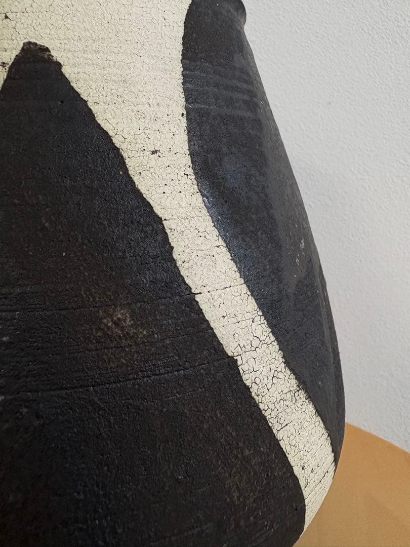 【値下げ】野口寛斎 Jomon Yakishime 花器 壺