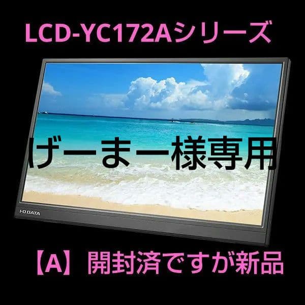I-O DATA LCD-YC172A-FX 17.3インチモニター【A】