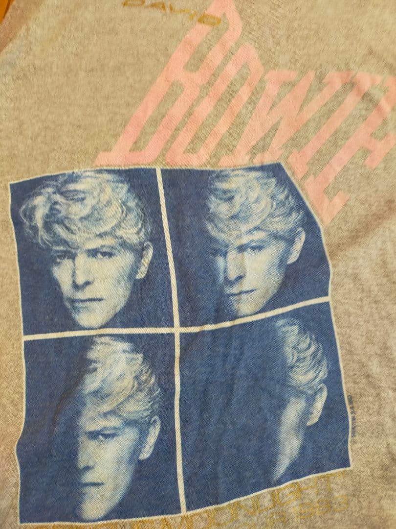 80sアメリカ製 デヴィッドボウイ　ヴィンテージ　ノースリーブTシャツ
