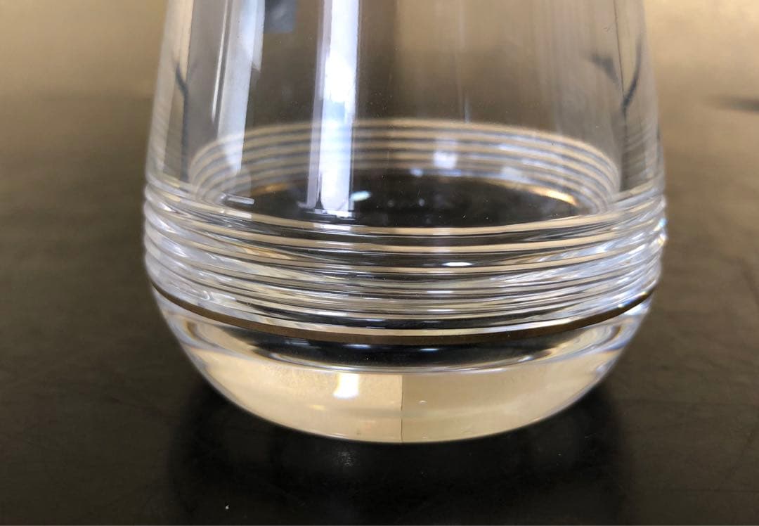 《R》HOYACRYSTAL 千筋金彩 箸洗2客 縁純金 元箱250707E1