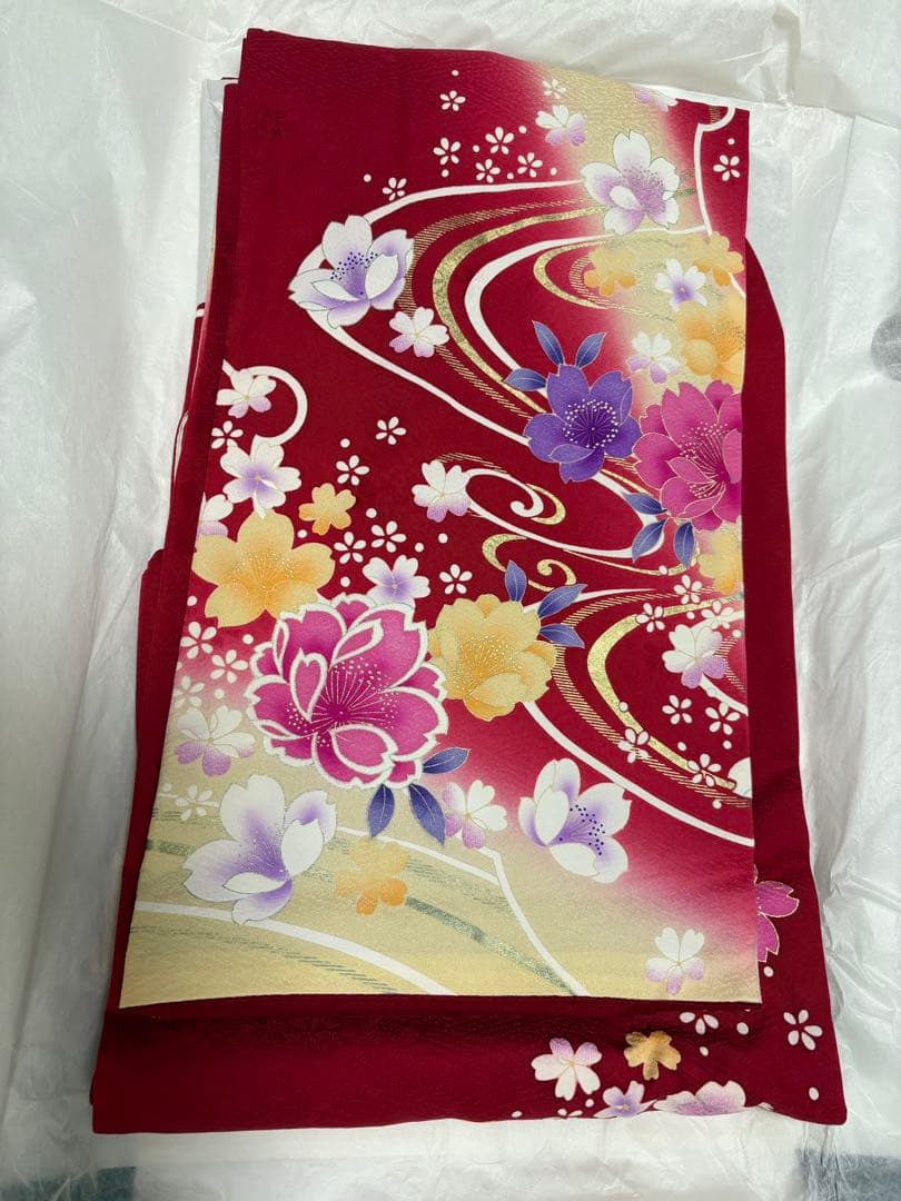 【テルまま】成人式　振袖フルセット　赤