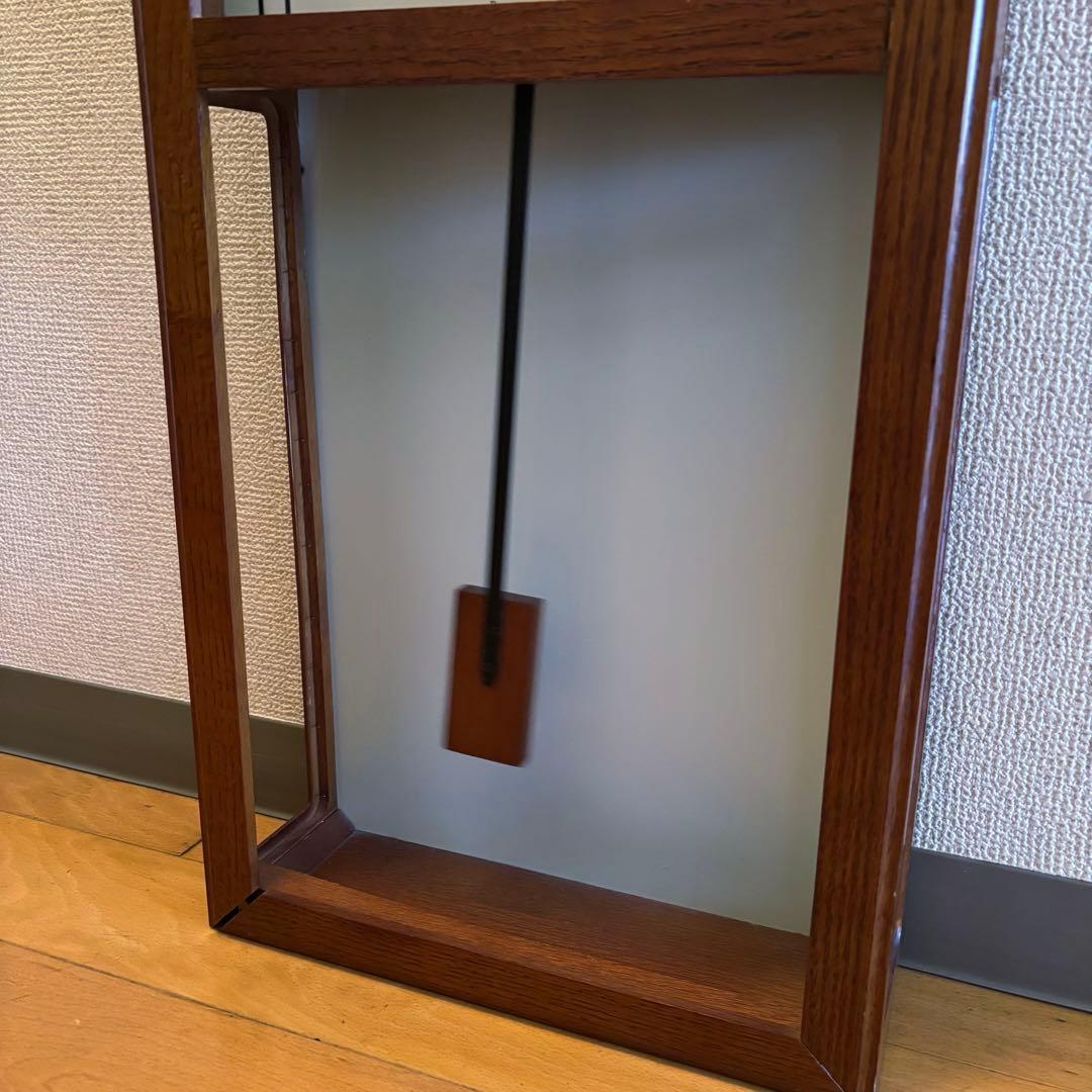 フランクロイドライト掛け時計 時報 BULOVA マントル時計 振り子時計