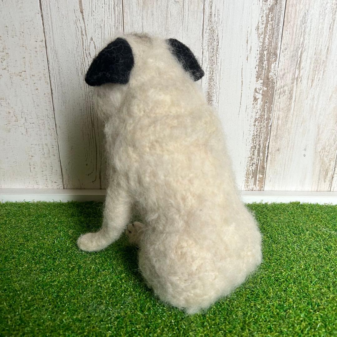 ★⭐︎えむえむ⭐︎★羊毛フェルト【パグ】犬　メモリアル　オーダー　マック