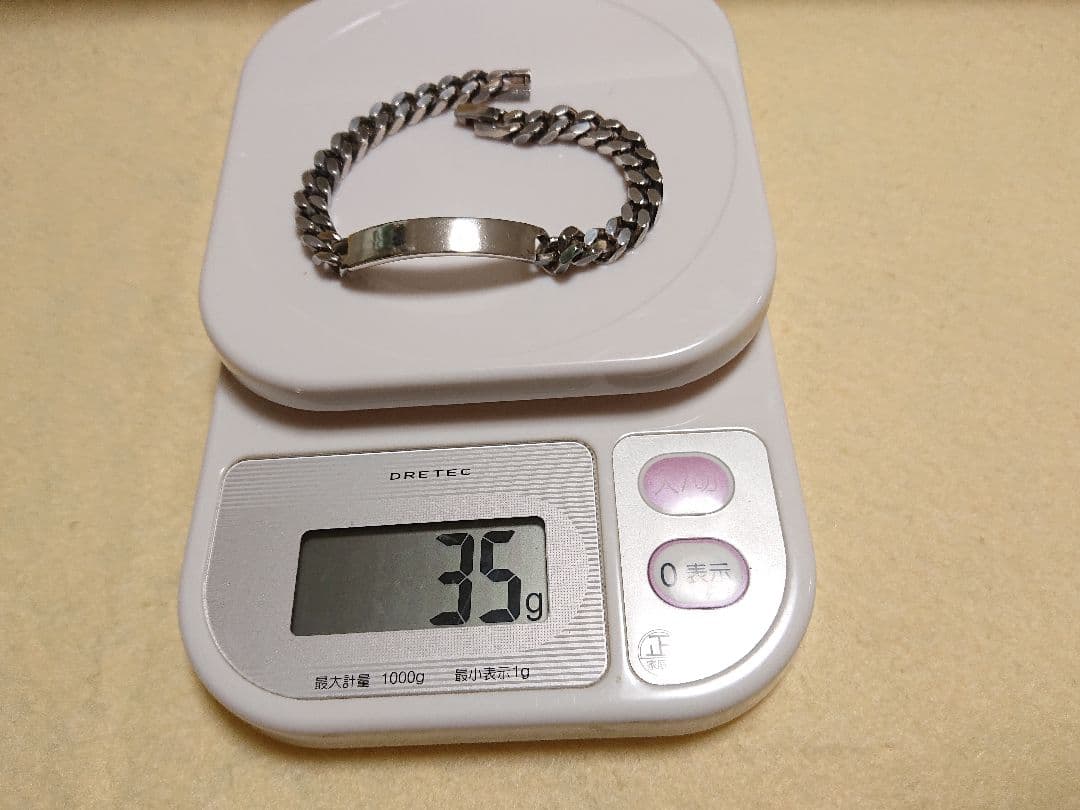 シルバー チェーン ブレスレット メンズ