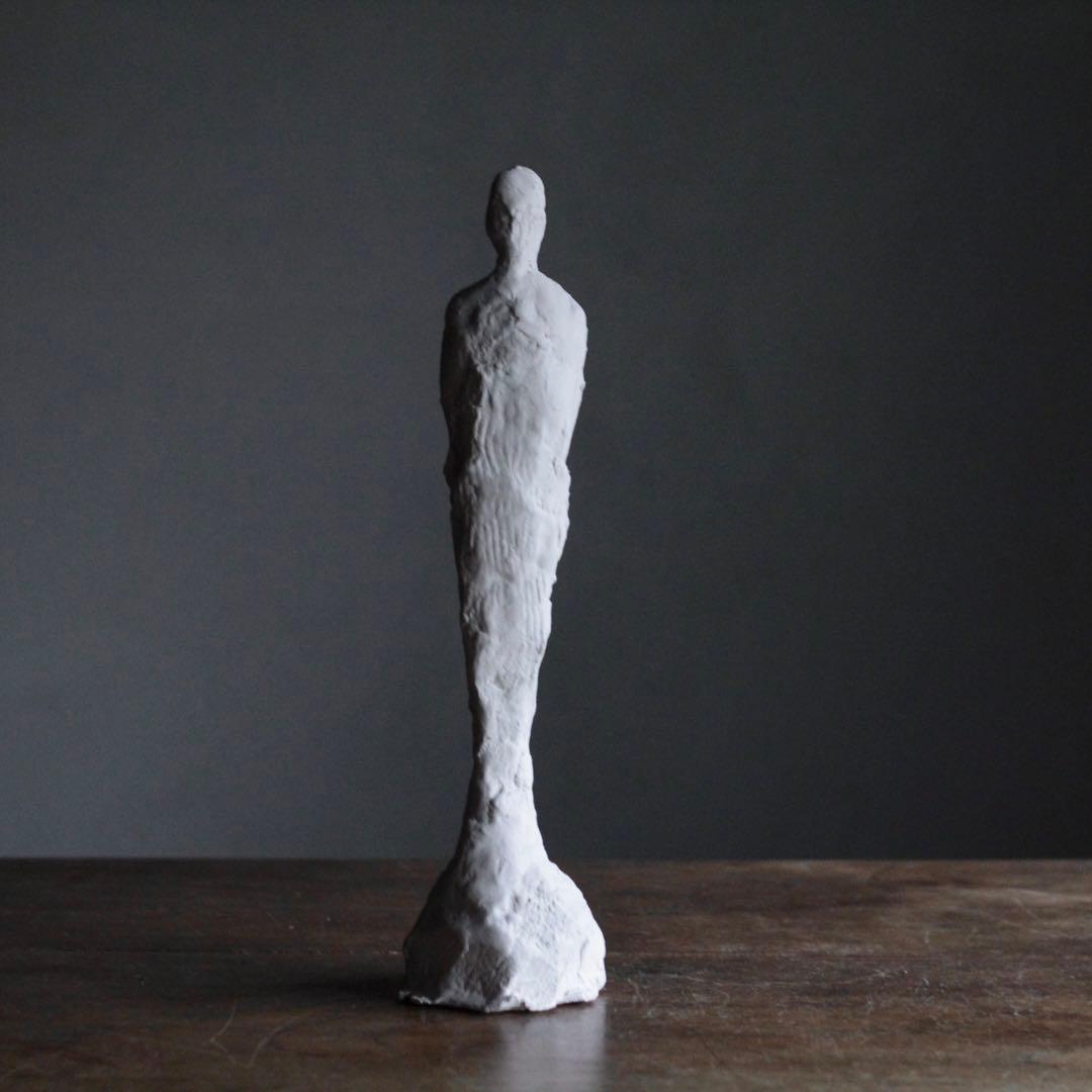 石塑粘土 立体作品 sculpture 現代美術 c 人物像 オブジェ