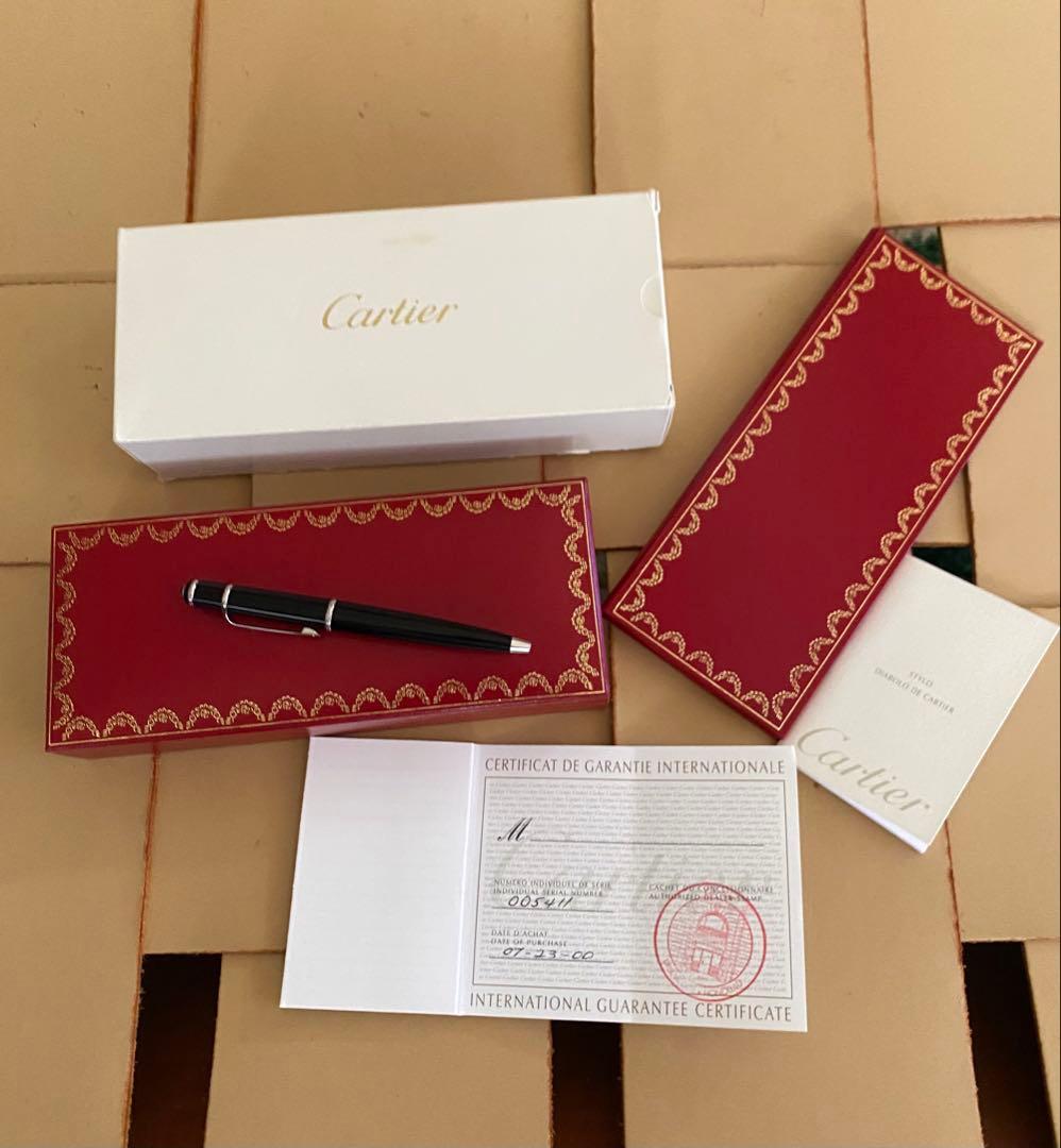 Cartier ディアボロ ドゥ カルティエ ミニボールペン/保証書、ケース付