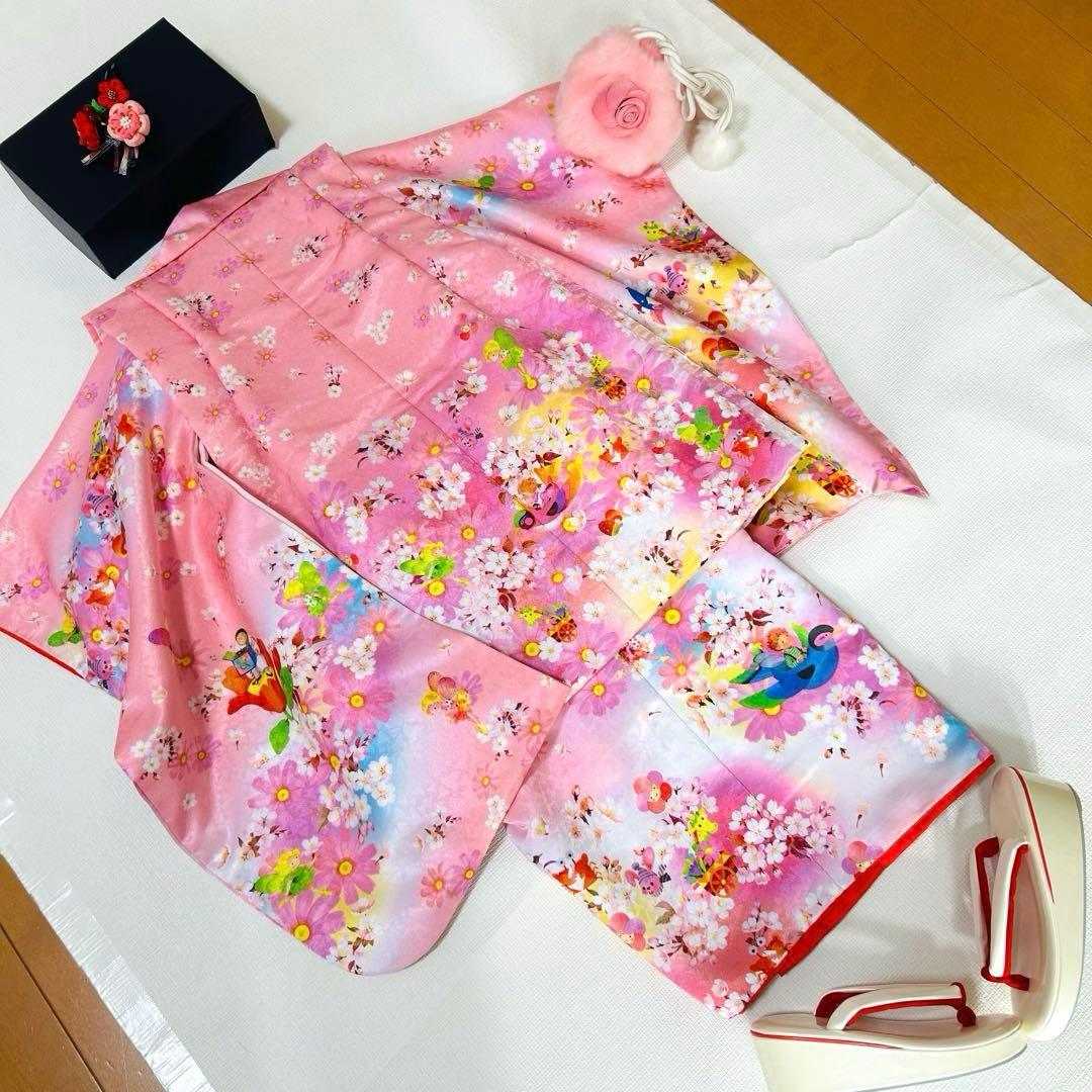 RNo.114 七五三　3歳　　被布フルセット　　永田萌