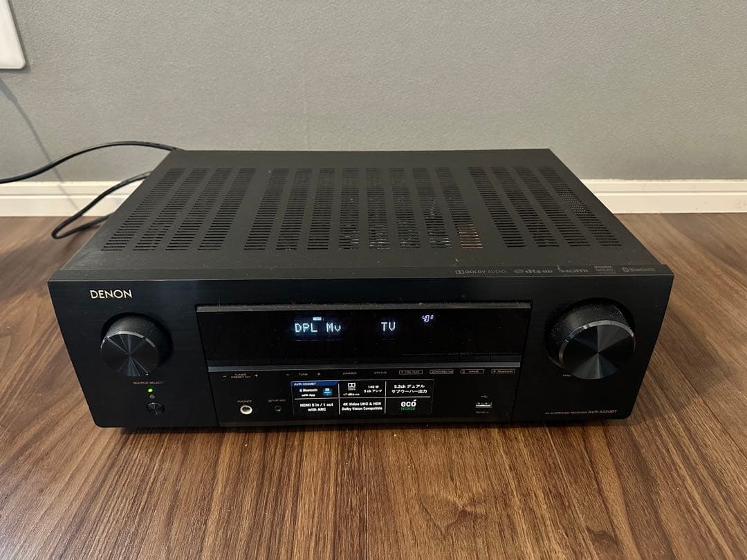 「ホームシアターセット」DENON AVR-X550BT 5.1ch