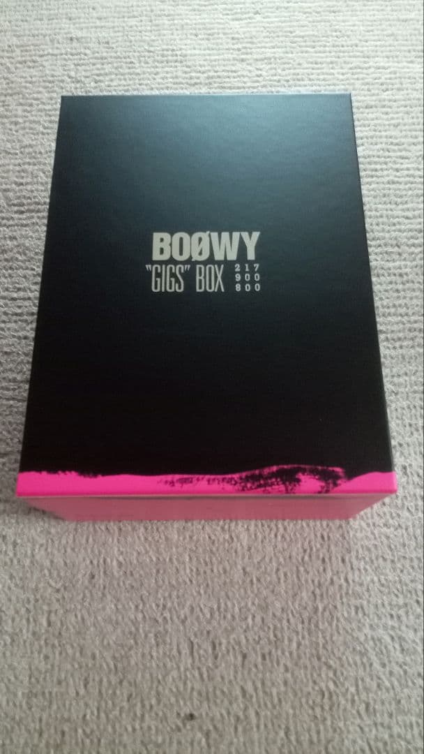 BOOWY/\"GIGS\"BOX〈完全生産限定・8枚組〉　氷室京介.BOOWY