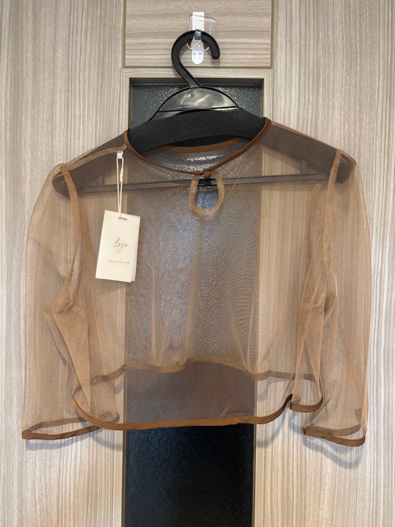 アシンメトリーティアードフリル3WAYベロアIラインドレスワンピース ブラウンM