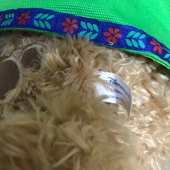 ダッフィー チロリアン 初期 ぬいぐるみ 白タグ ビーズ ディズニーベア