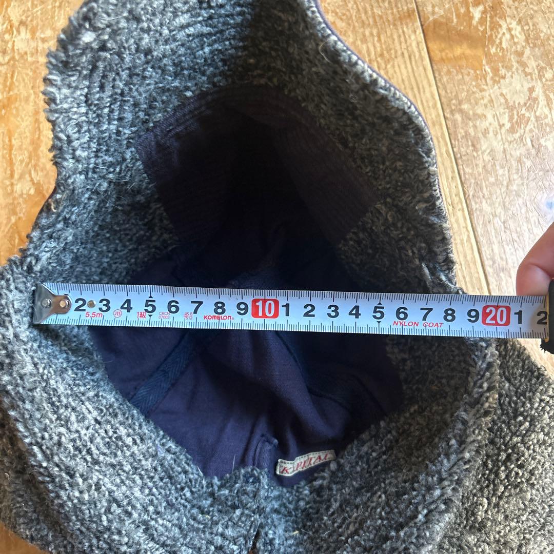 KAPITAL ヴィンテージ加工 コーデュロイ × ボア ポストマン