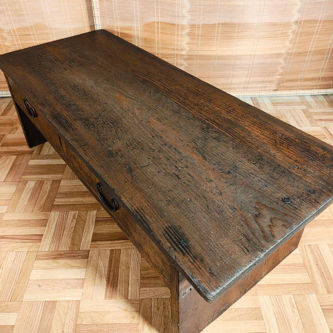 文机　小引き出し　座卓　昭和レトロ　古家具