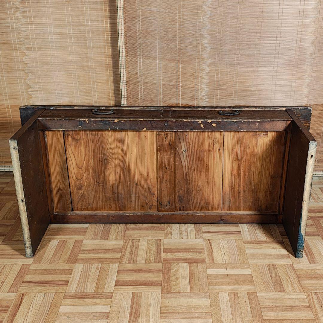 文机　小引き出し　座卓　昭和レトロ　古家具