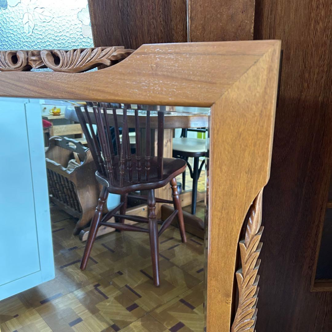 大塚レトロ　壁掛け　鏡　ミラー