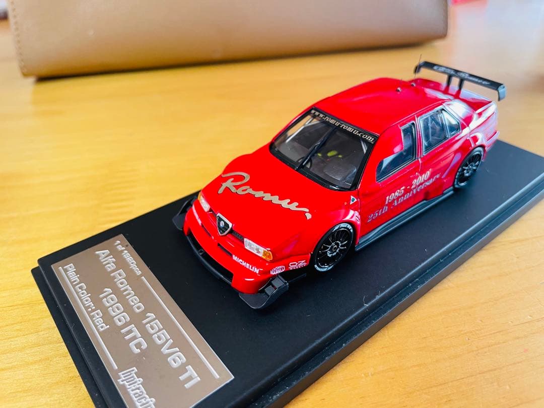 HPI アルファ ロメオ155V6 TI 1996年 ITC 1/43 ロム