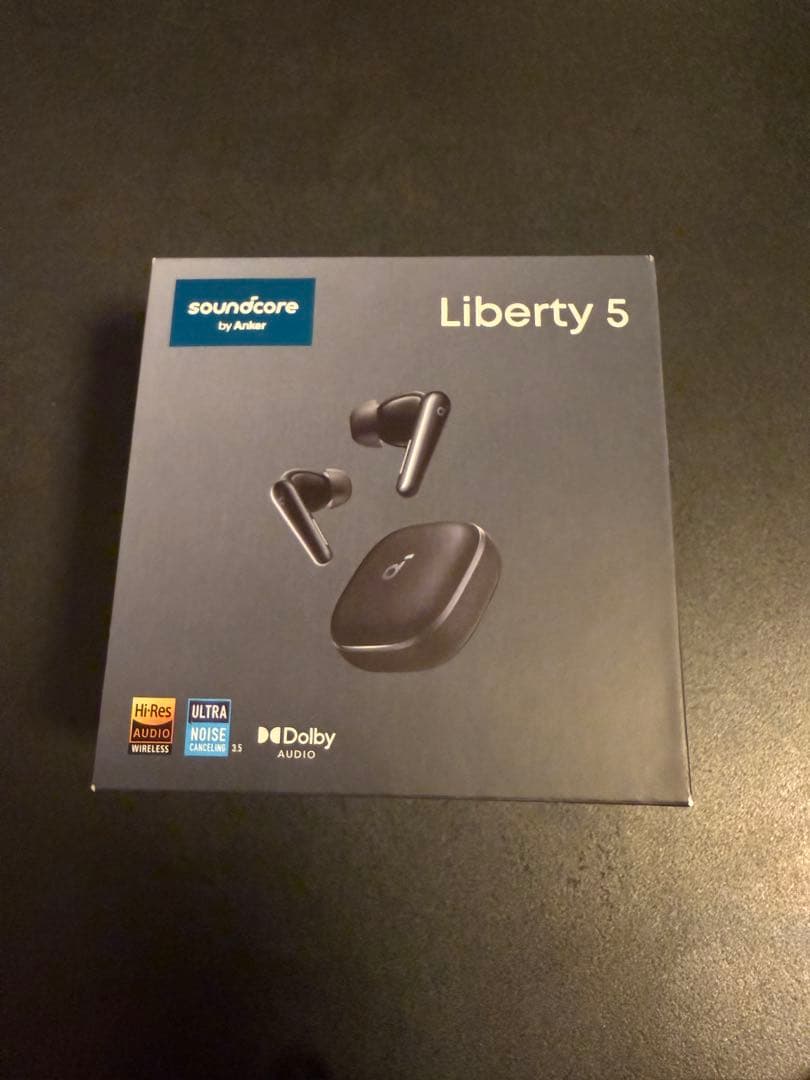 Anker soundcore Liberty 5 ブラック　シリコンカバー付
