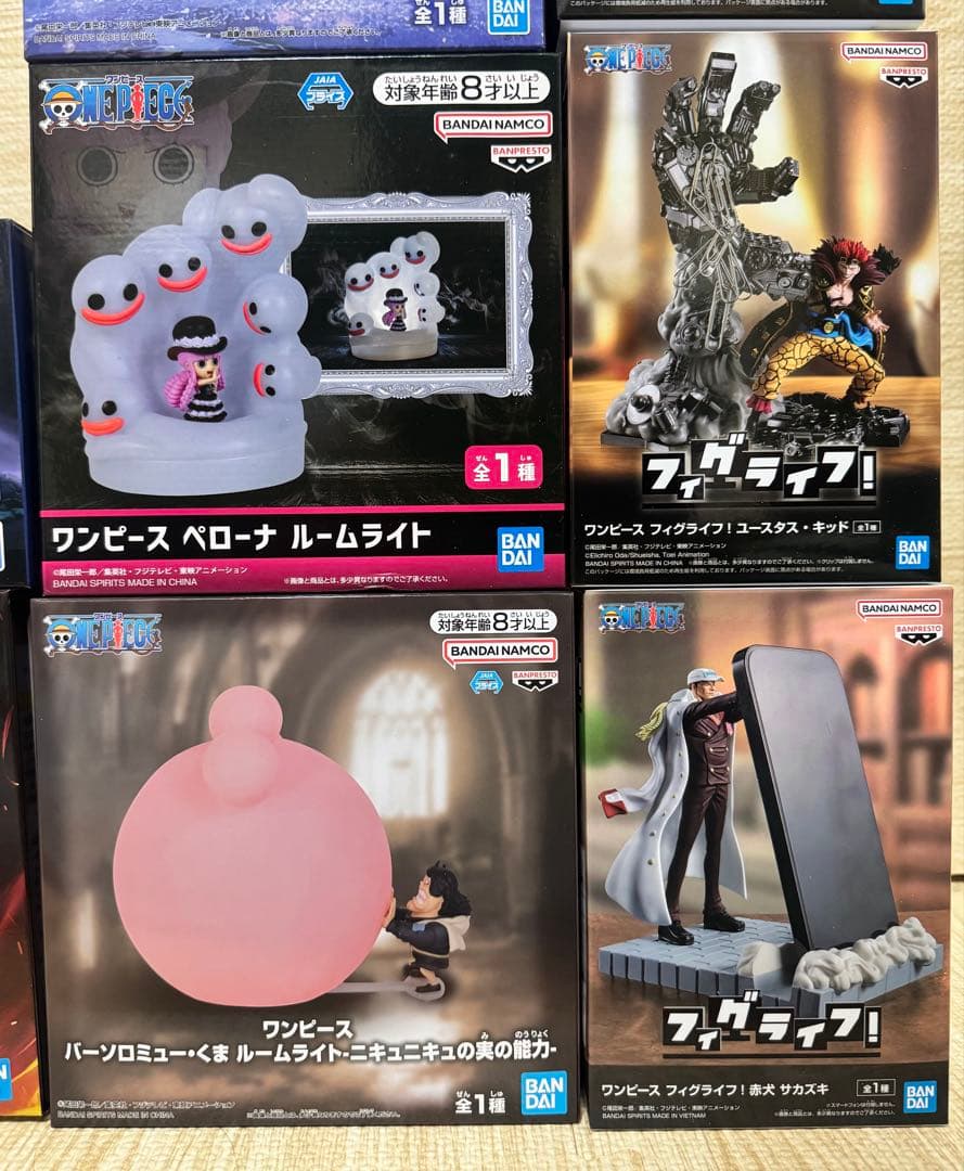 ☆新品未開封☆ ワンピース　ルームライト+フィグライフ 全8種まとめ売り