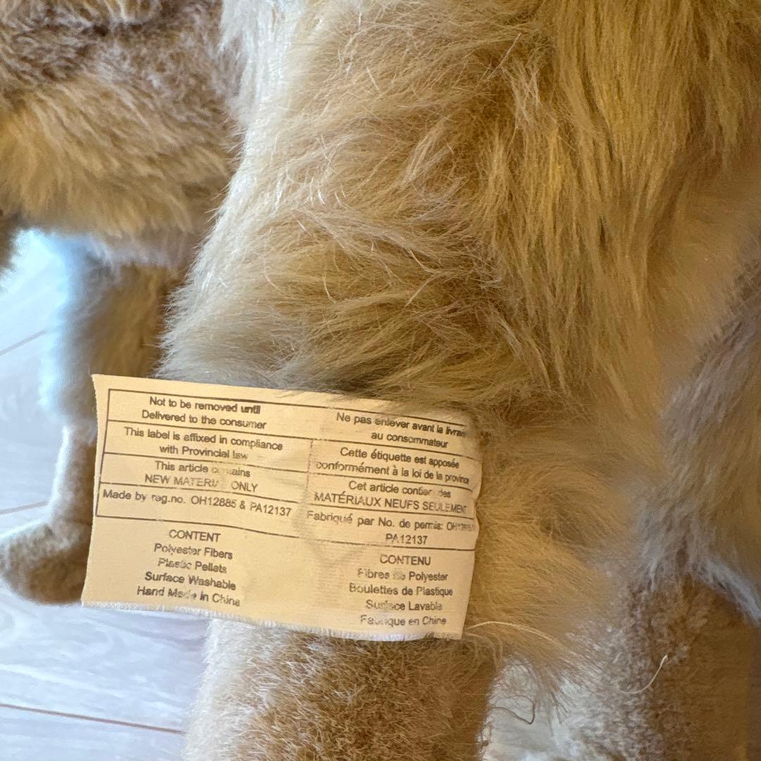 ditz ゴールデンレトリバー　フットレスト　ぬいぐるみ　大型