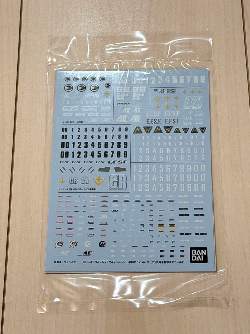 HGUC 1/144 RGM-89DEW EWACジェガン セット 特典デカール