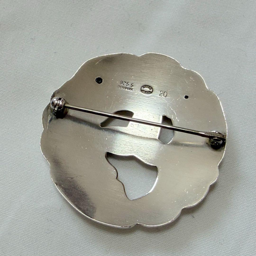 ☆極美品☆  20 ブローチ　フラワー　シルバー　925