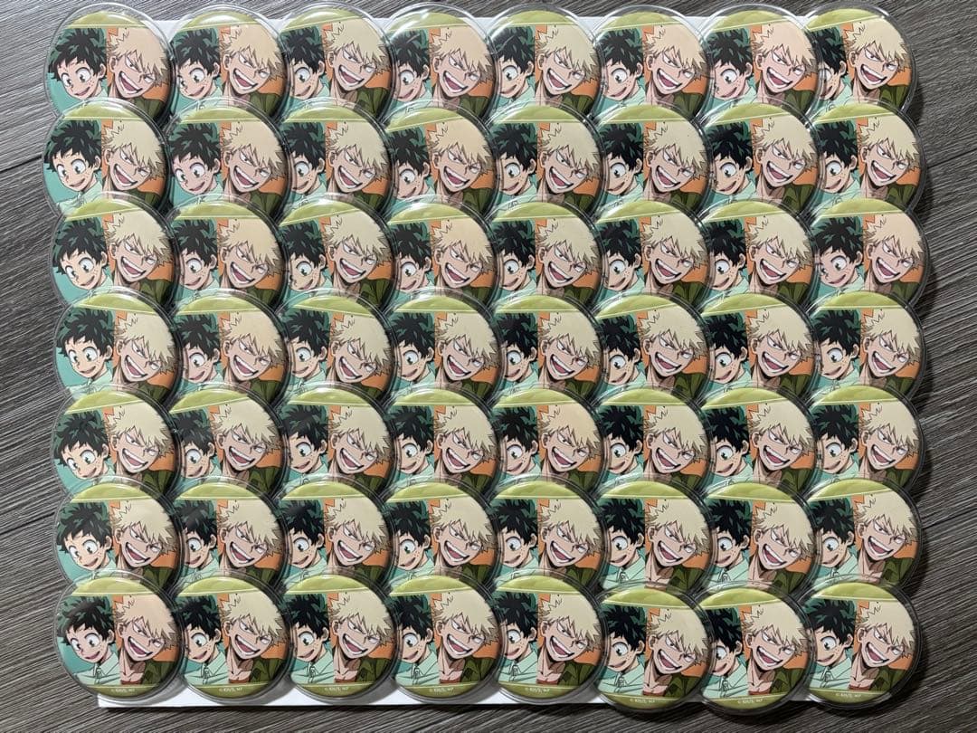 ヒロアカ 東武動物公園 缶バッジ56個 緑谷出久 爆豪勝己