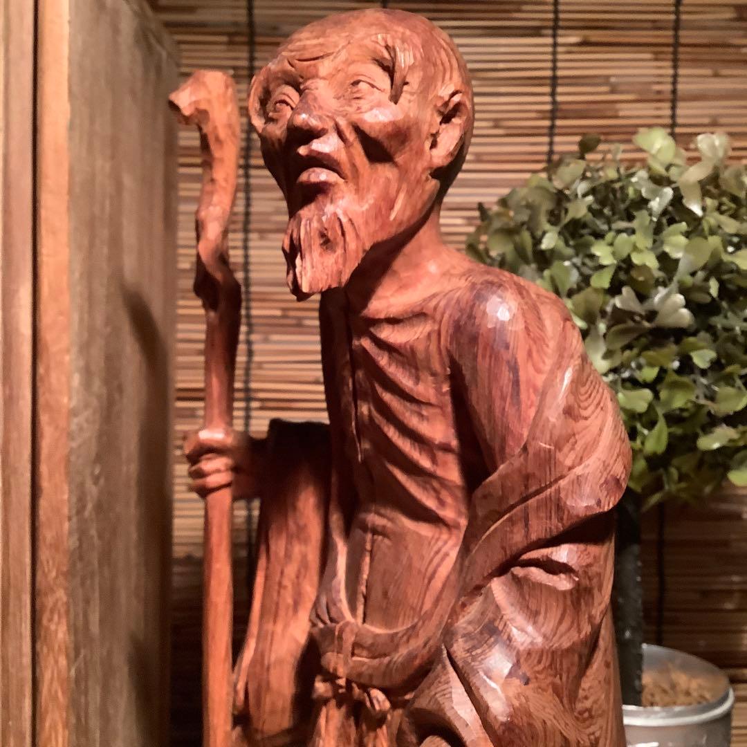 古玩・中国伝統宗教「最高神・天仙」地仙・多神信仰・神通力・不老不死・銘・共箱