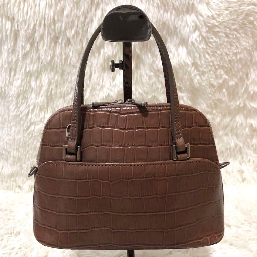 未使用級✨フォクシー レザー　2way ショルダーバッグ ポシェット