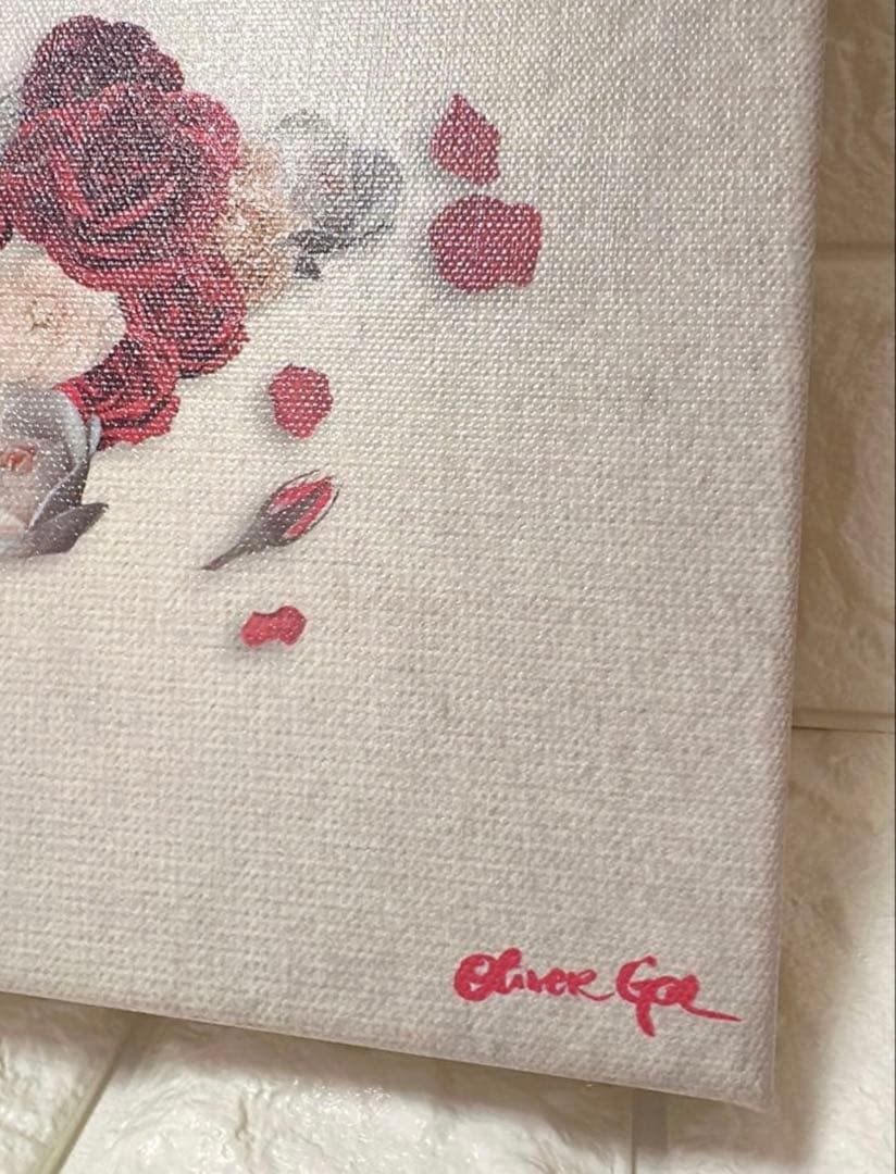 Oliver Gal オリバーガル CHANEL ロゴ花のキャンパスアート 絵画