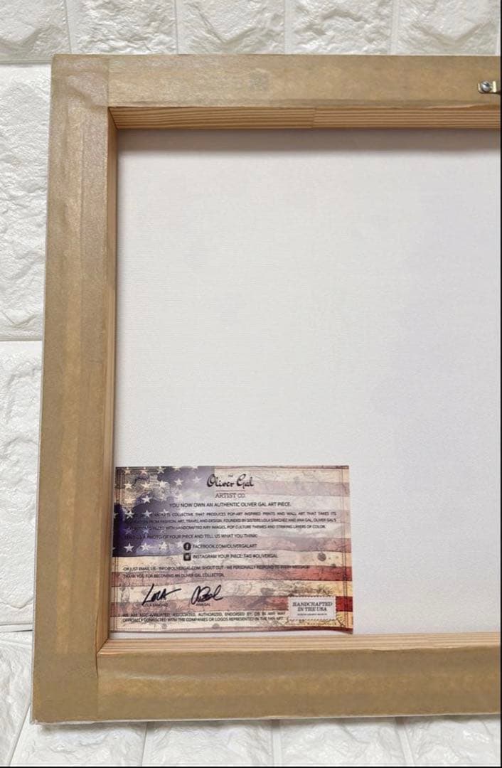 Oliver Gal オリバーガル CHANEL ロゴ花のキャンパスアート 絵画