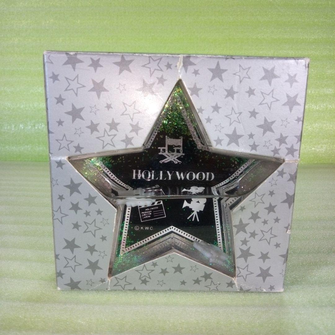 SOUVENIR PAPER WEIGHT　HOLLY WOOD　星形　星型