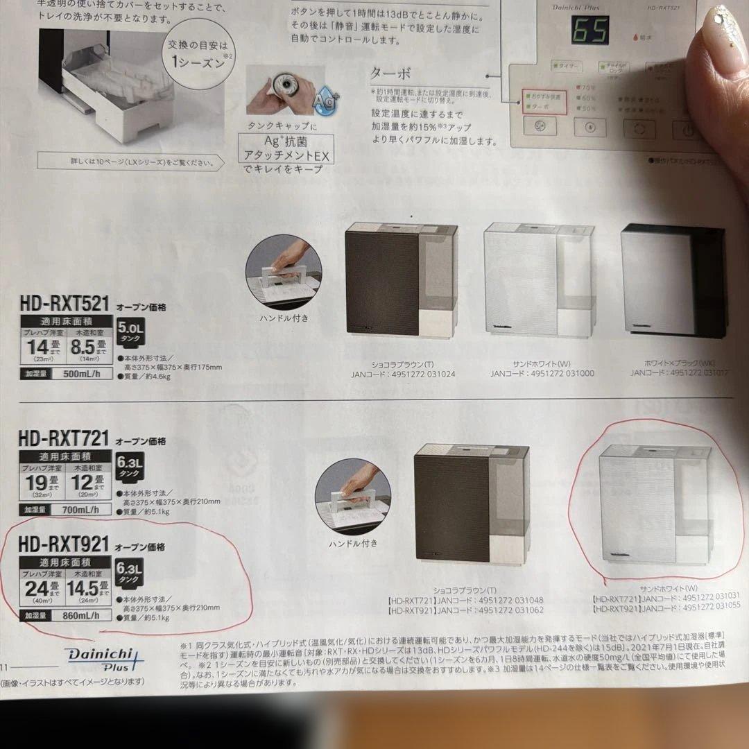 Dainichi Plus HD-RXT921 サンドホワイト