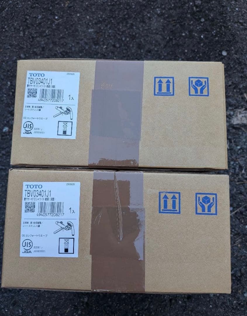 TOTO TBV03401J1 浴室サーモ混合栓　新品未使用•未開封　２台set