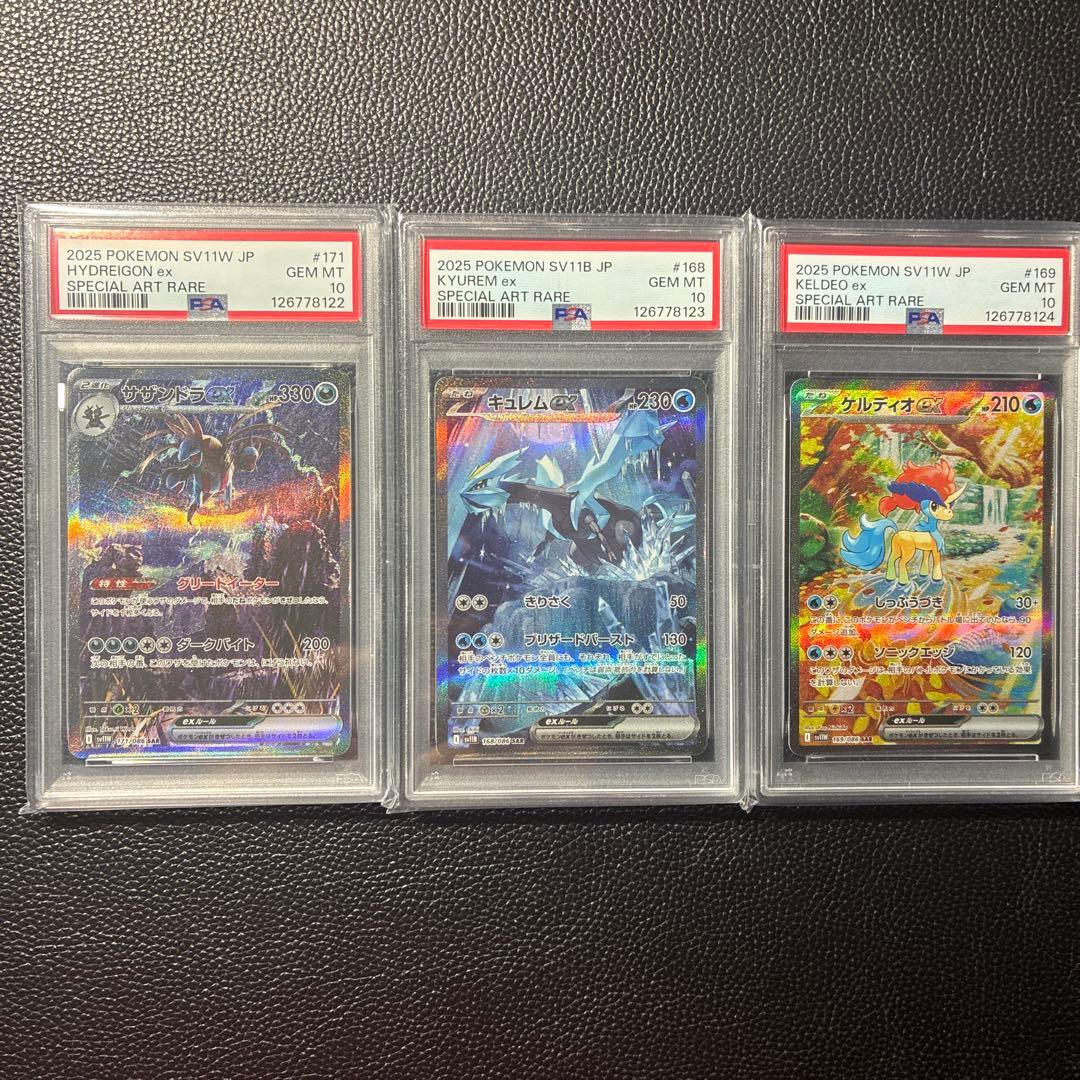 連番　サザンドラ、キュレム、ケルディオsar PSA10