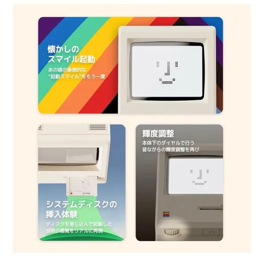 1984レトロデザイン デジタル時計　ダイヤル式調光　多機能アラーム　温度表示