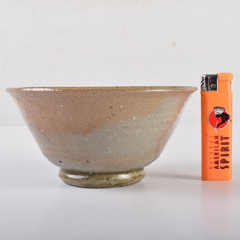 伊羅保　刷毛目茶碗　銘「二人静」　堀内宗心（兼中斎）極め箱　V　R7648