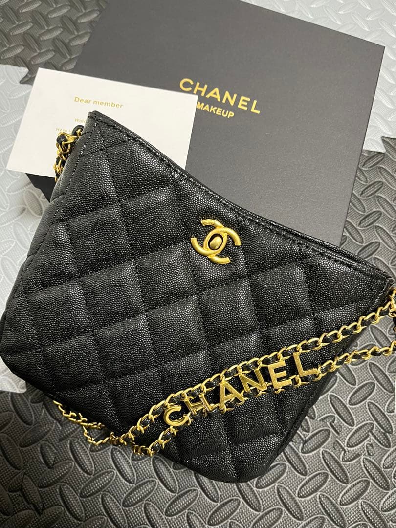 CHANEL シャネル　キルティングトートバッグ VIPブラック　ノベルティ