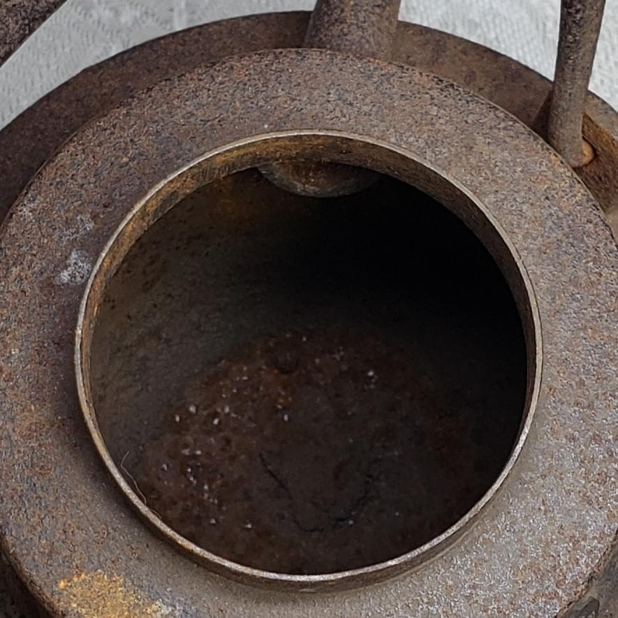 【大名品】◆『徳川家伝来 三つ葉葵紋 鉄瓶』 ◆検）徳川家康 亀文堂 徳川家光