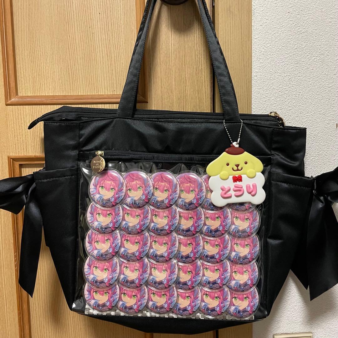 【最終値下げ】あんスタ 姫宮桃李 テーマ缶バッジ 痛バッグ ホワイトブリム