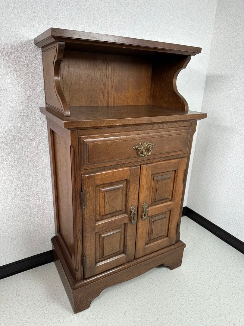 ヨーロッパ ヴィンテージ 家具 電話台 キャビネット チェスト 木製 ※i4※