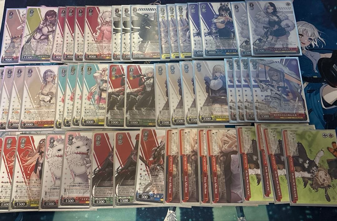 ヴァイスシュヴァルツ　ニケ　4扉4電　デッキ　スリーブ付き