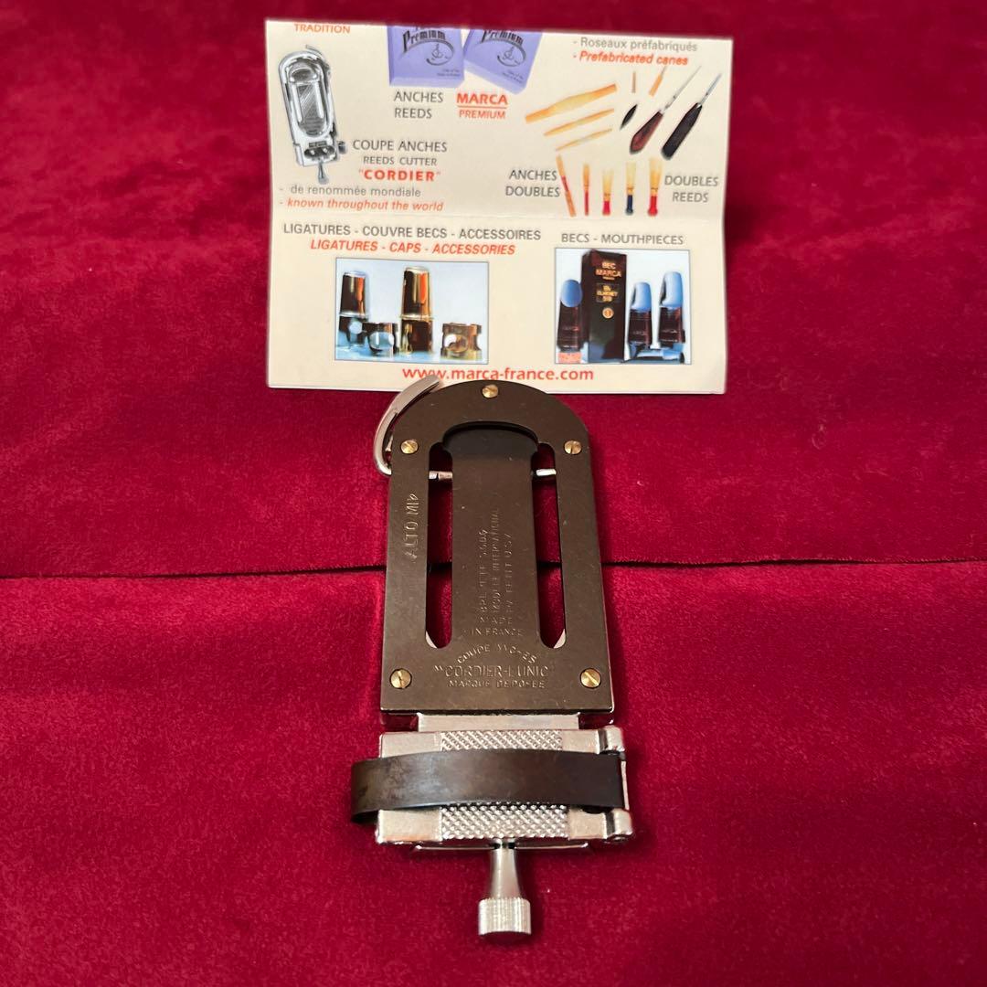 ■MARCA CORDIER アルトサックス リードカッター