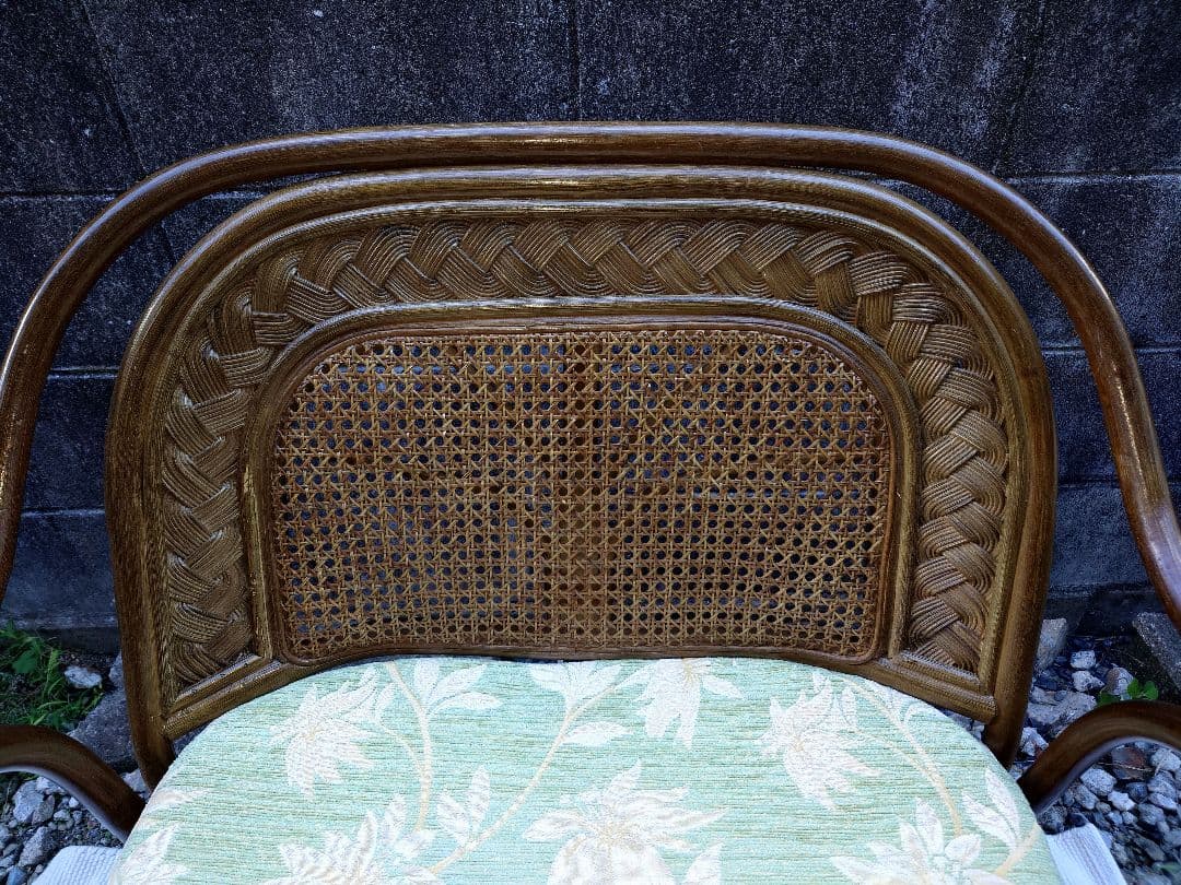 木製 ラタン 籐 藤 回転椅子 座椅子 イス いす ベンチ chair チェア