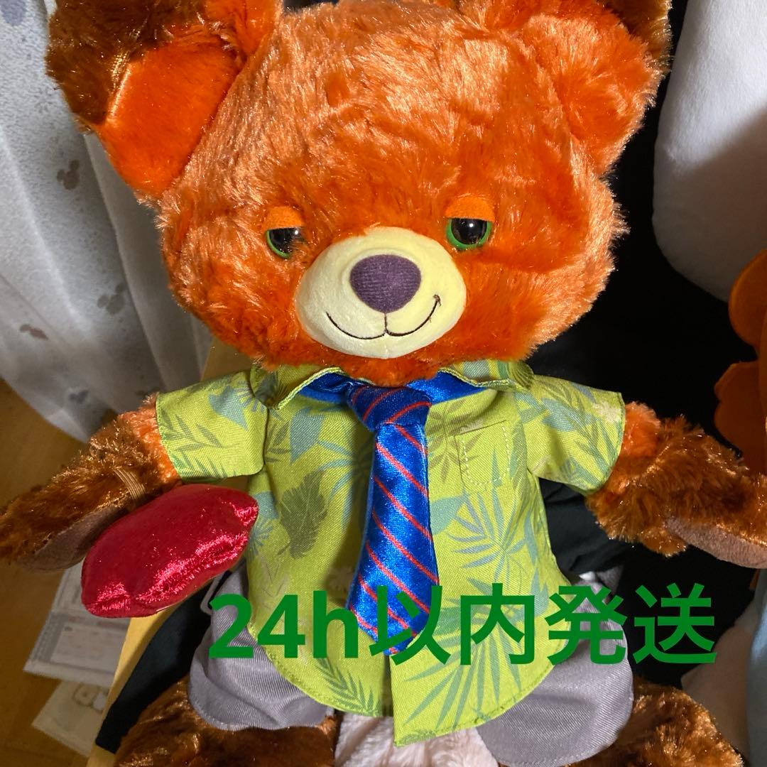 お顔厳選！ディズニーストア　ユニベア　ニック　ぬいぐるみ